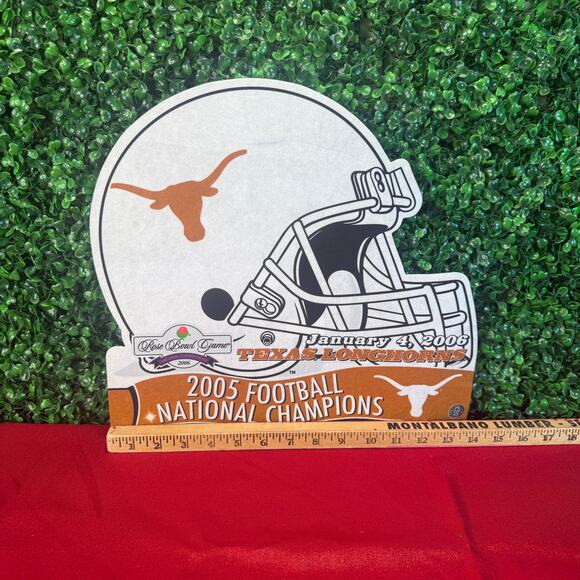 Texas Longhorns Felt Pennant 2005 National College Football Champions Rose Bowl - Picture 2 of 8